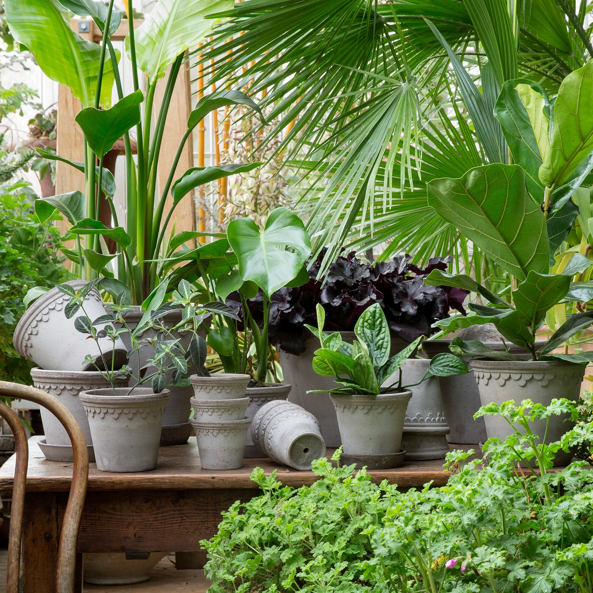 Κεραμικό γλαστράκι Københavner Ø25 εκ., Γκρι Bergs Potter