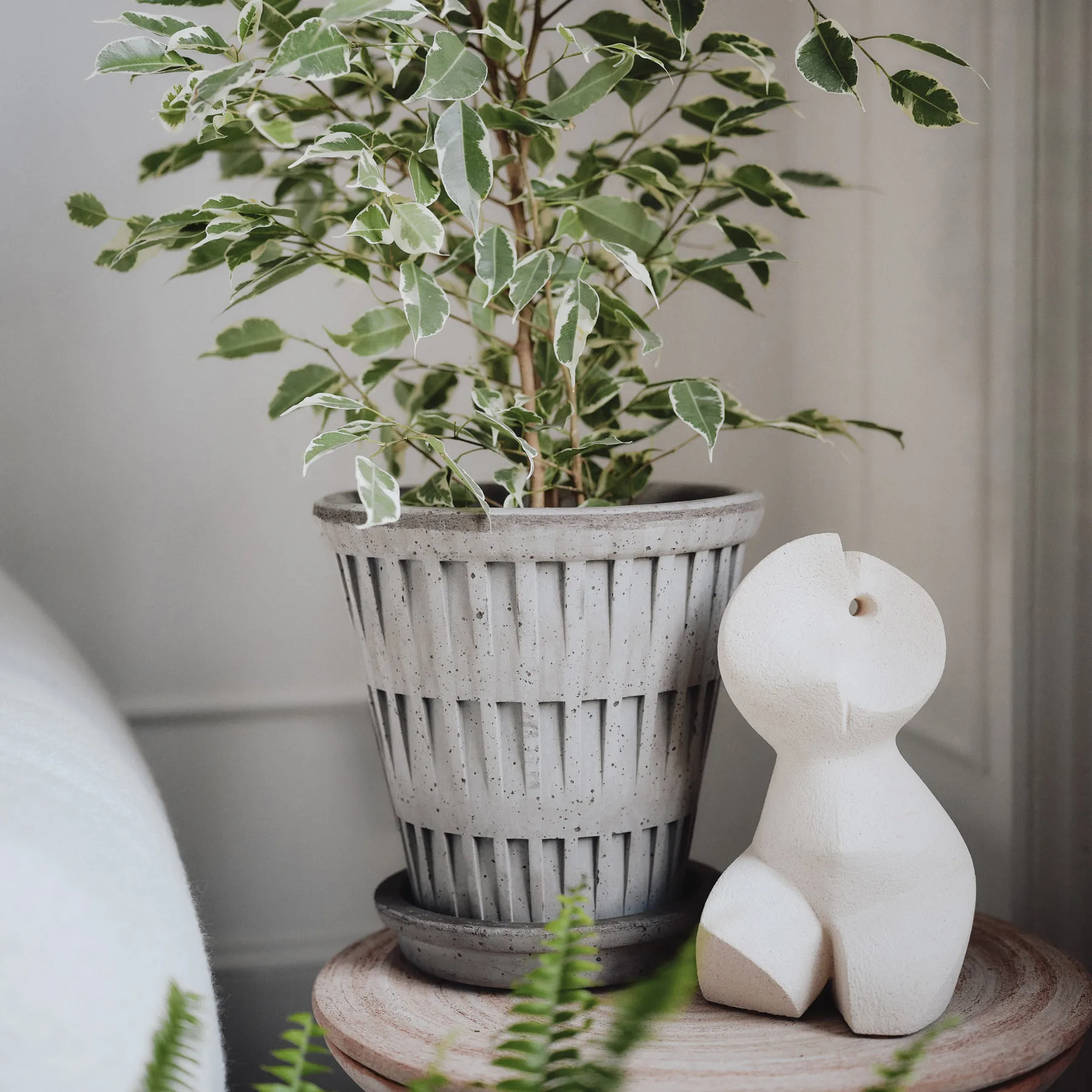 Pantheon raw γλάστρα, Γκρι, Ø16 εκ. Bergs Potter