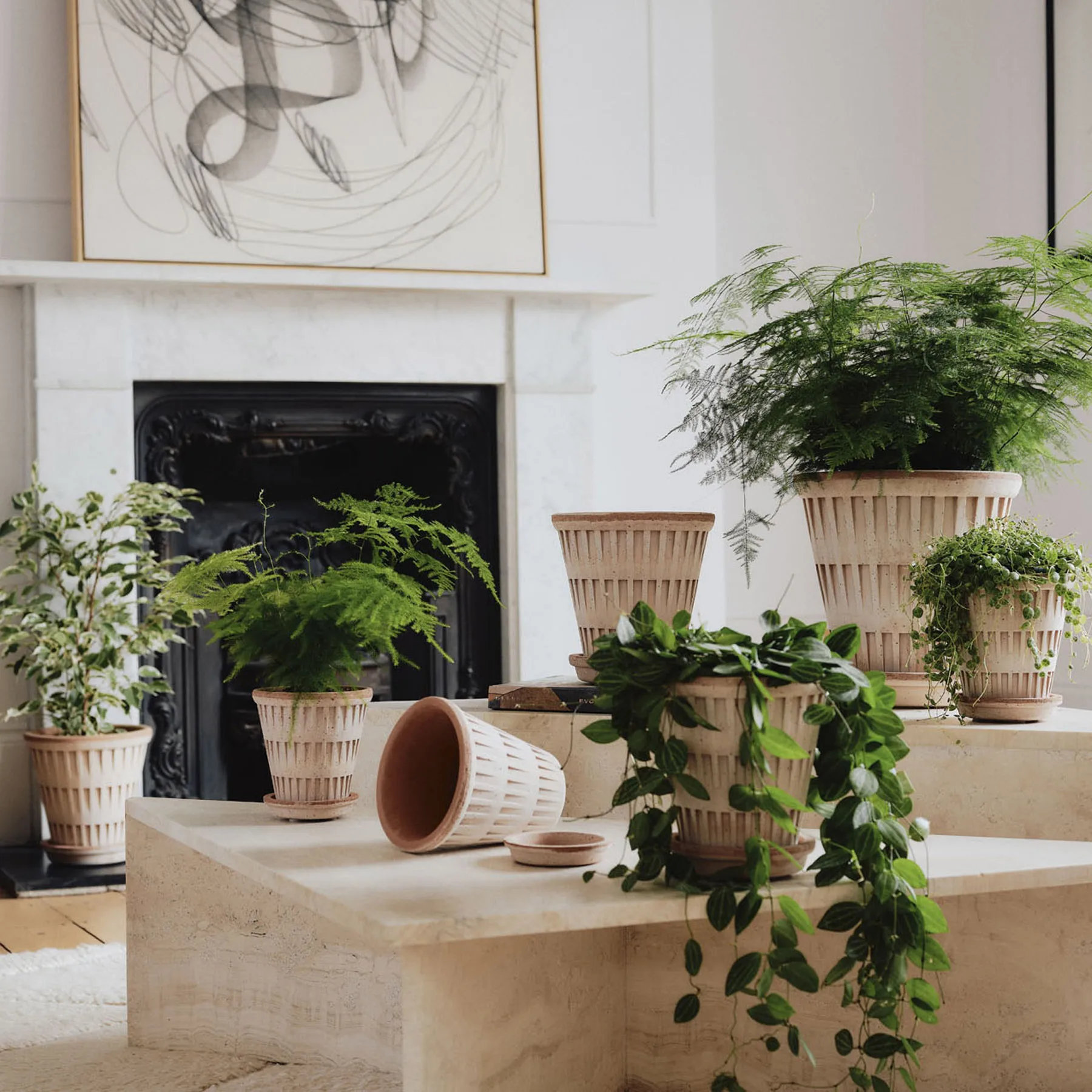 Pantheon raw γλάστρα, Ροζ, Ø18 εκ. Bergs Potter