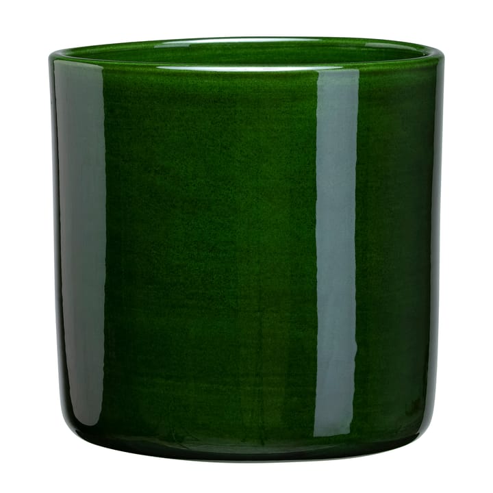 Romeo γλάστρα επισμαλτωμένη Ø11 cm - πράσινο - Bergs Potter