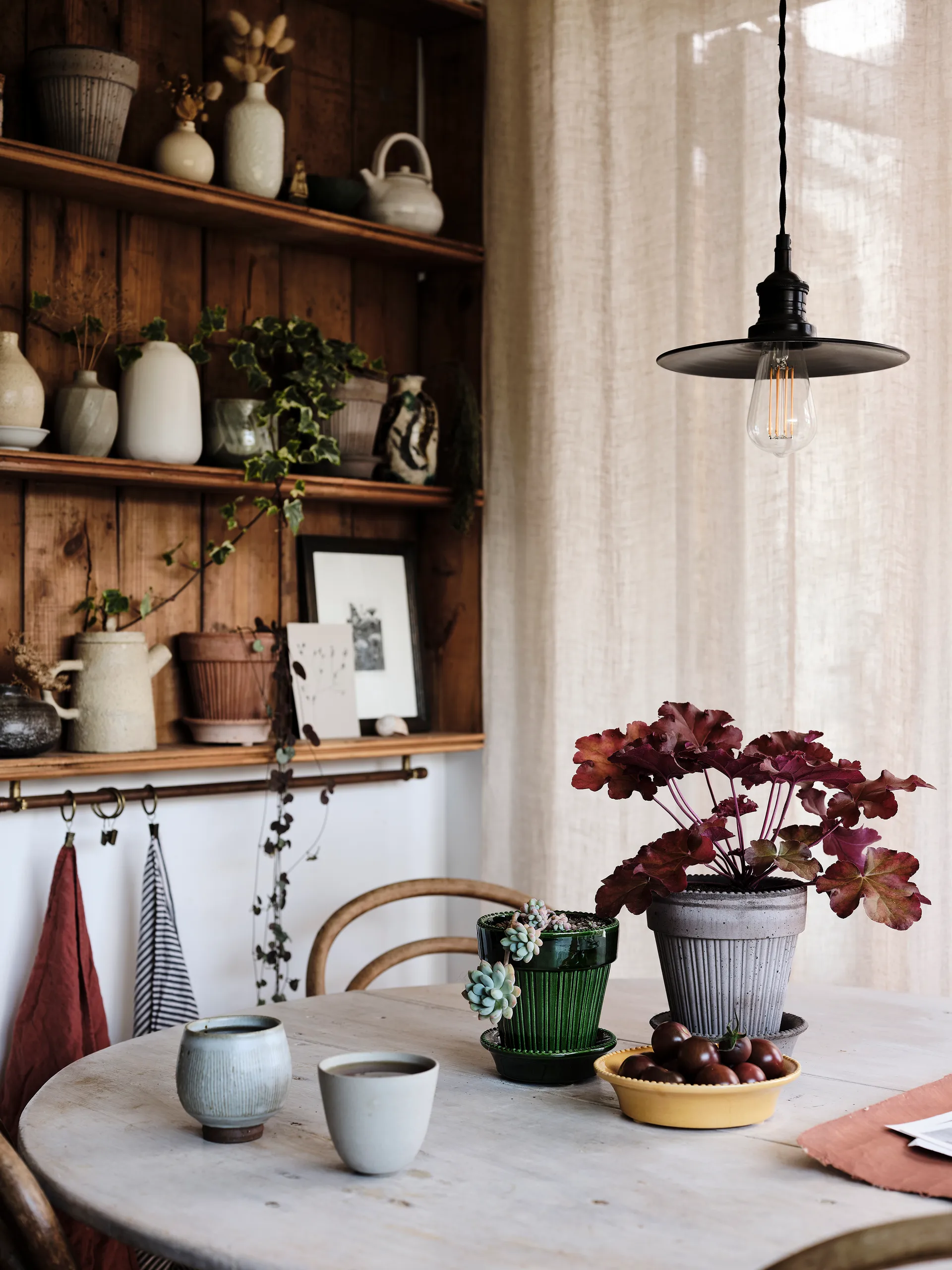 Simona γλάστρα με επίστρωμα Ø14 cm, Πράσινο Bergs Potter