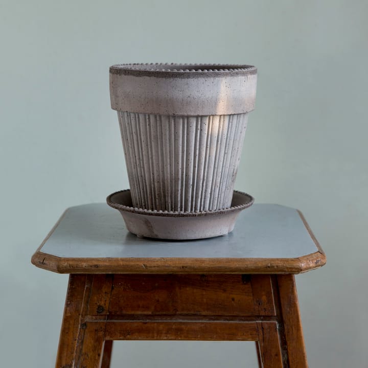 Γλάστρα, Simona, 16 εκ, Γκρι Bergs Potter