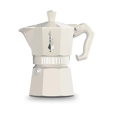 Bialetti exclusive μηχανή καφέ μοκά - Κρέμα, 3 φλιτζάνια - Bialetti