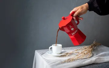 Bialetti exclusive μηχανή καφέ μοκά - Κόκκινο, 3 φλιτζάνια - Bialetti