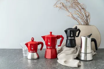 Bialetti exclusive μηχανή καφέ μοκά - Κόκκινο, 3 φλιτζάνια - Bialetti