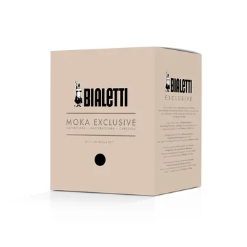 Bialetti exclusive μηχανή καφέ μοκά - Μαύρο, 3 φλιτζάνια - Bialetti