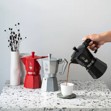 Bialetti exclusive μηχανή καφέ μοκά - Μαύρο, 3 φλιτζάνια - Bialetti