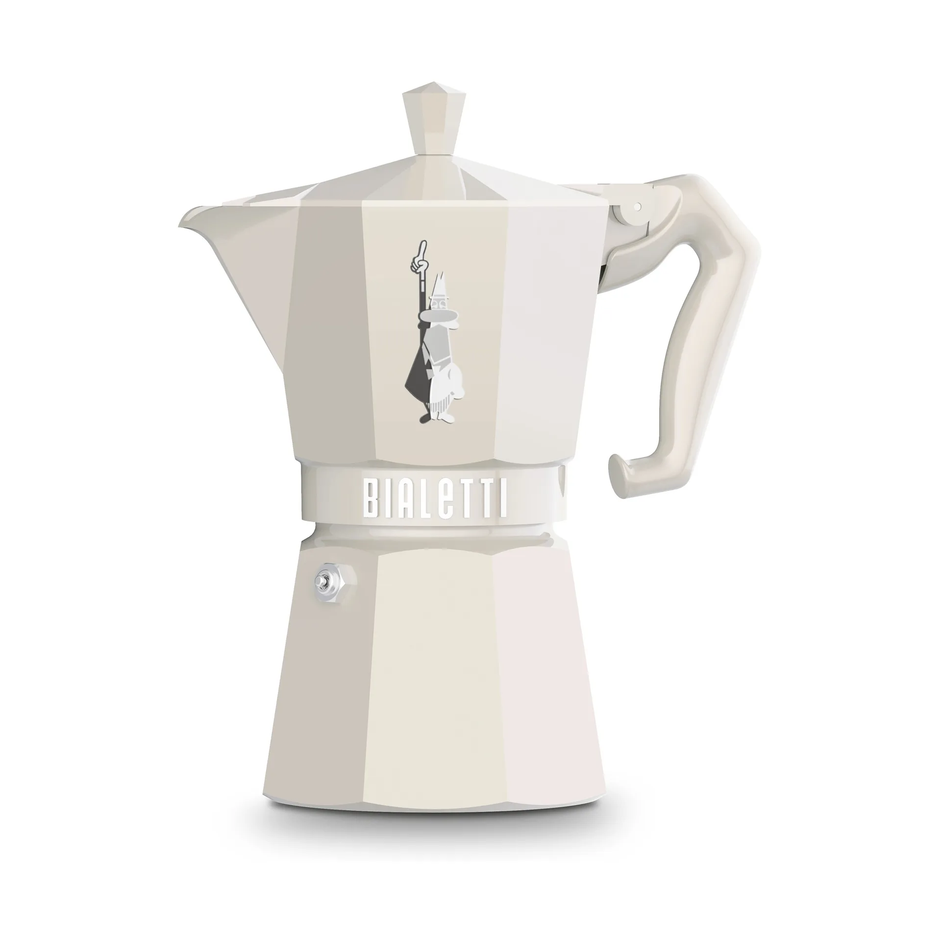 Bialetti exclusive μηχανή καφέ μοκά, Κρέμα, 6 φλιτζάνια Bialetti