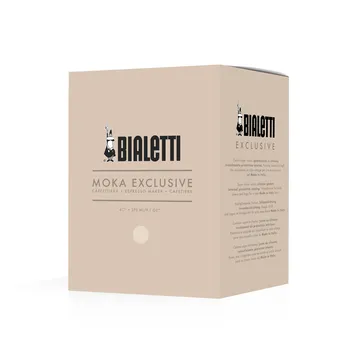 Bialetti exclusive μηχανή καφέ μοκά - Κρέμα, 6 φλιτζάνια - Bialetti