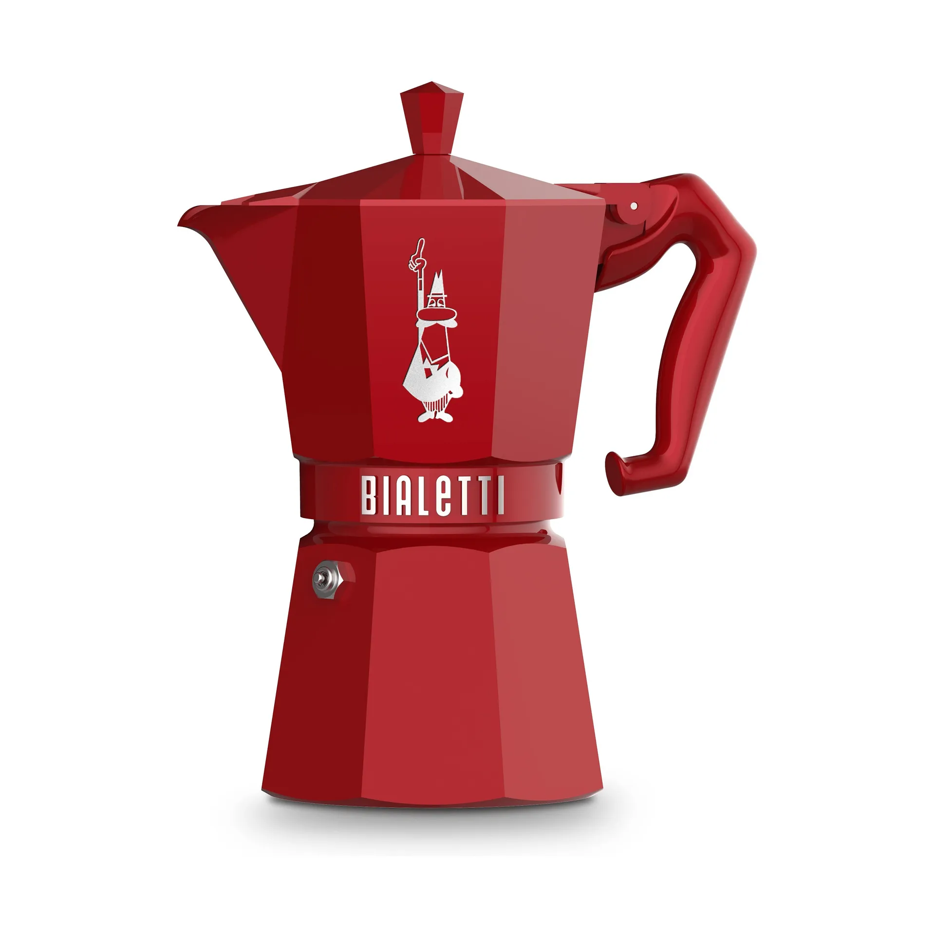 Bialetti exclusive μηχανή καφέ μοκά, Κόκκινο, 6 φλιτζάνια Bialetti
