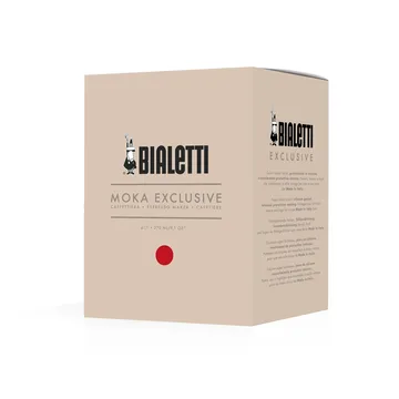 Bialetti exclusive μηχανή καφέ μοκά - Κόκκινο, 6 φλιτζάνια - Bialetti