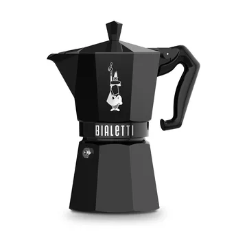 Bialetti exclusive μηχανή καφέ μοκά - Μαύρο, 6 φλιτζάνια - Bialetti
