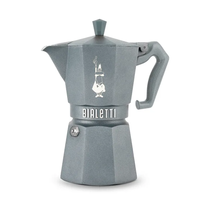 Bialetti exclusive μηχανή καφέ μοκά για επαγωγική εστία - Γκρι, 6 φλιτζάνια - Bialetti