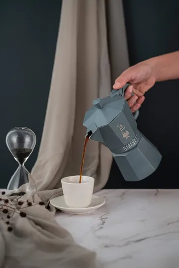 Bialetti exclusive μηχανή καφέ μοκά για επαγωγική εστία - Γκρι, 6 φλιτζάνια - Bialetti