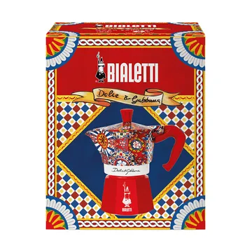 Bialetti x Dolce & Gabbana μηχανή καφέ μοκά - Σικελικό καρότσι, 3 φλιτζάνια - Bialetti