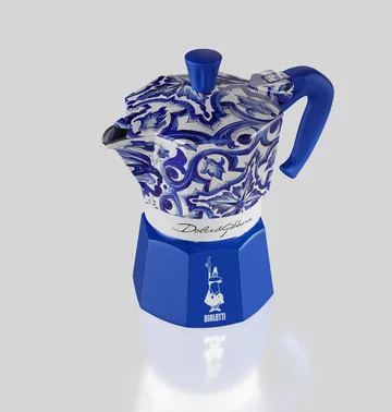 Bialetti x Dolce & Gabbana μηχανή καφέ μοκά - Μεσογειακό, 3 φλιτζάνια - Bialetti