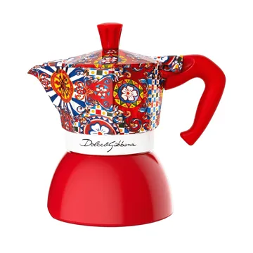 Bialetti x Dolce & Gabbana μηχανή καφέ μοκά για επαγωγική εστία - Σικελικό καρότσι, 4 φλιτζάνια - Bialetti