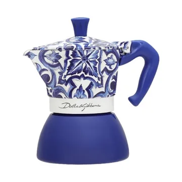 Bialetti x Dolce & Gabbana μηχανή καφέ μοκά για επαγωγική εστία - Μεσογειακό, 4 φλιτζάνια - Bialetti