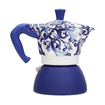 Bialetti x Dolce & Gabbana μηχανή καφέ μοκά για επαγωγική εστία - Μεσογειακό, 4 φλιτζάνια - Bialetti