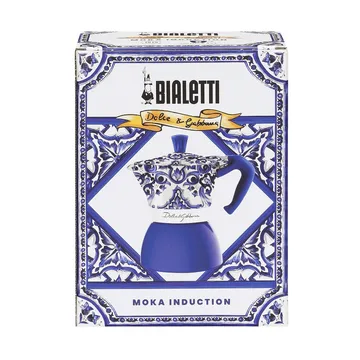 Bialetti x Dolce & Gabbana μηχανή καφέ μοκά για επαγωγική εστία - Μεσογειακό, 6 φλιτζάνια - Bialetti
