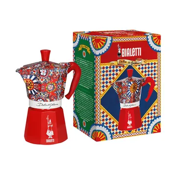 Bialetti x Dolce & Gabbana μηχανή καφέ μοκά - Σικελικό καρότσι, 6 φλιτζάνια - Bialetti