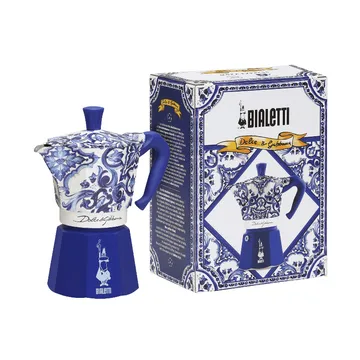 Bialetti x Dolce & Gabbana μηχανή καφέ μοκά - Μεσογειακό, 6 φλιτζάνια - Bialetti