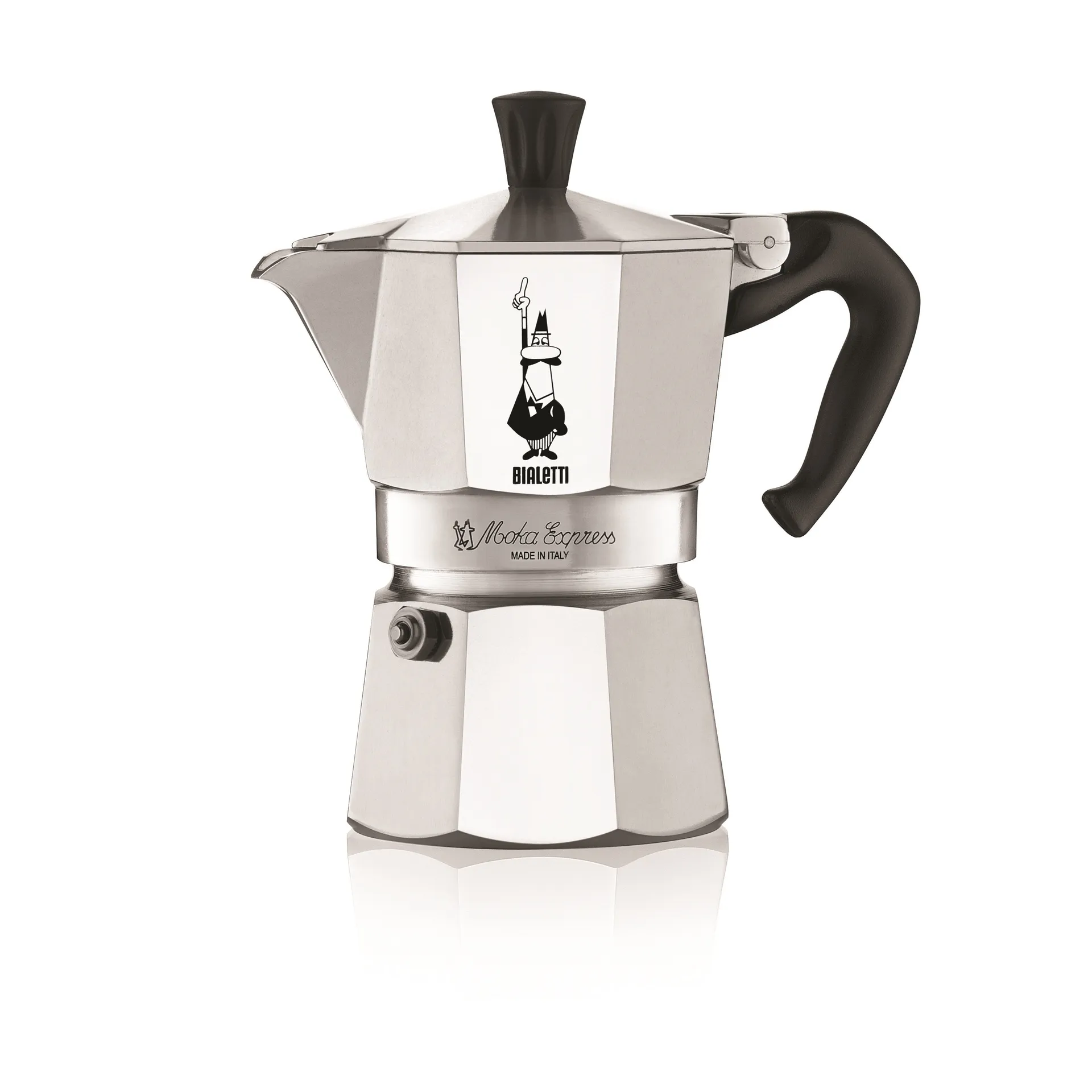 Καφετιέρα Moka 3 φλιτζάνια, Ασήμι Bialetti