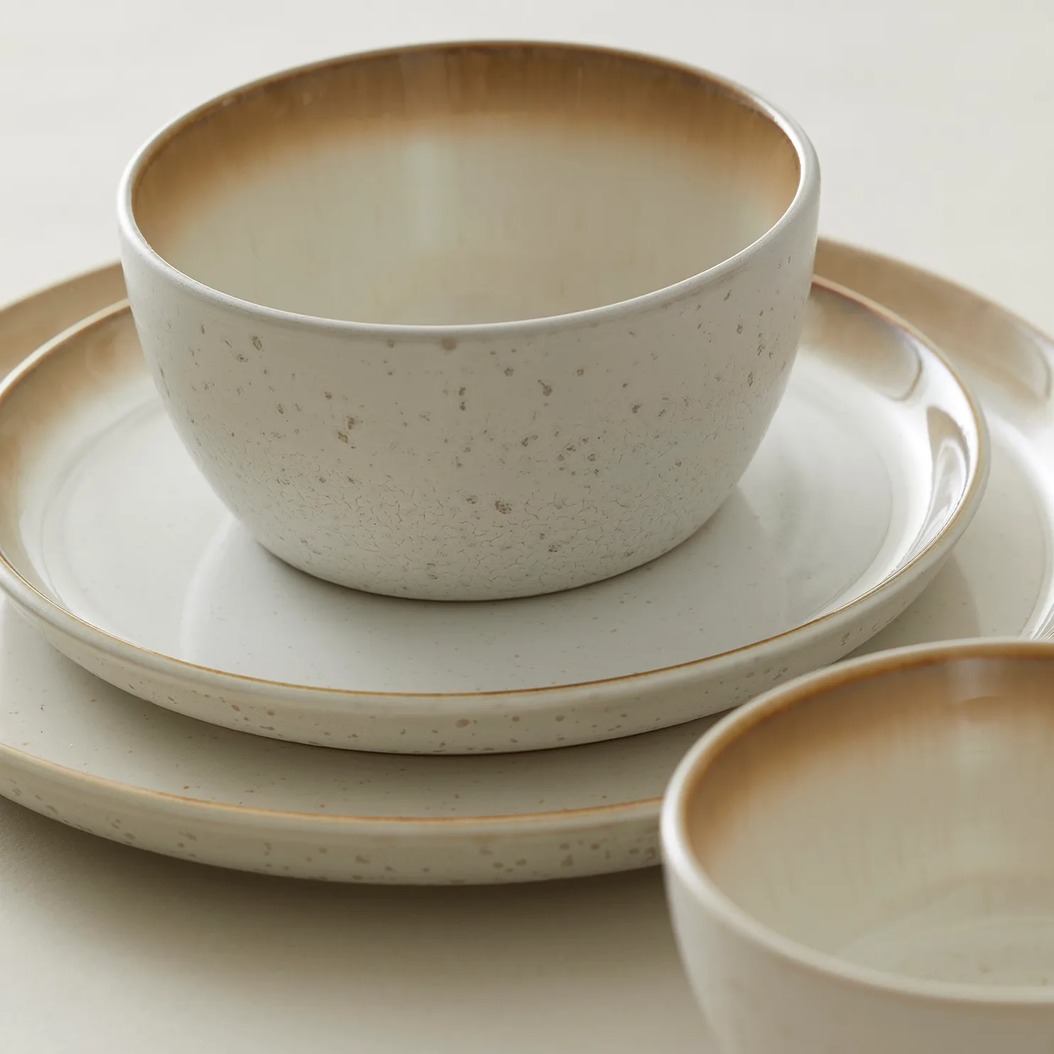 Bitz μπολ Ø12 cm cream white, λευκό κρεμ-κρεμ Bitz