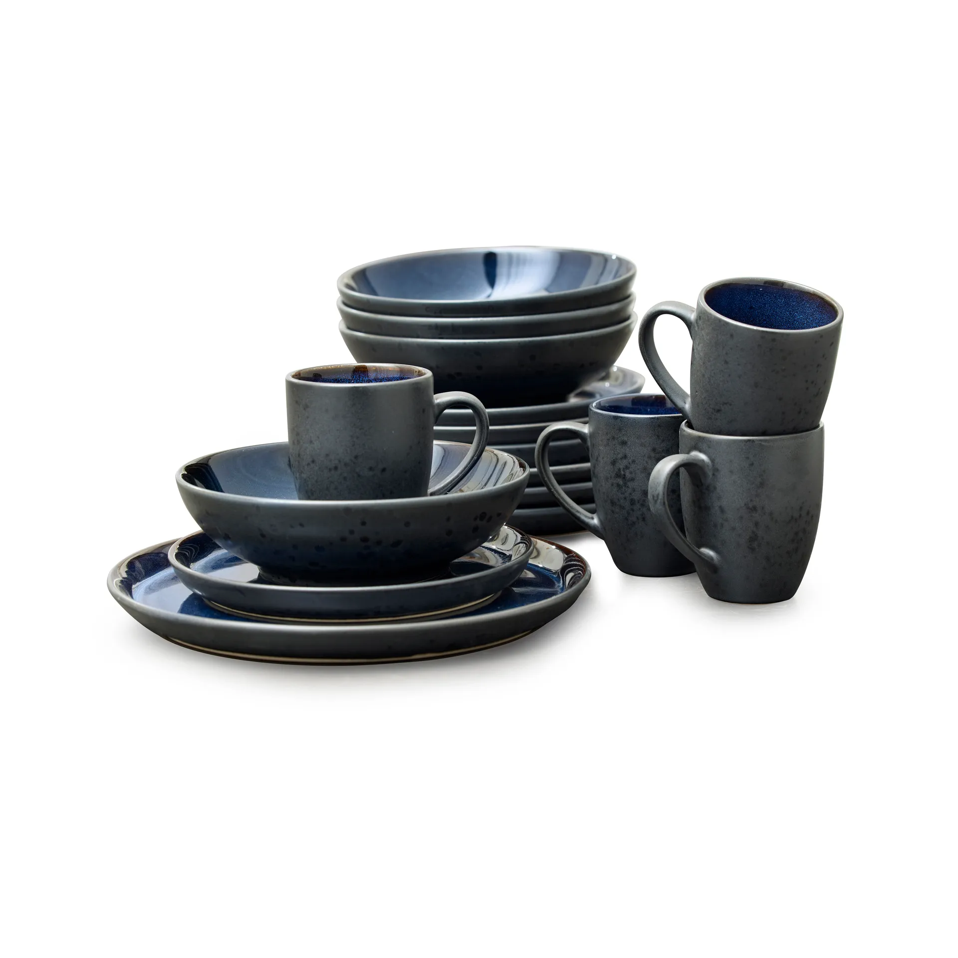 Σετ σερβίτσιο Bitz 16 τεμαχίων, Cobalt Blue Bitz