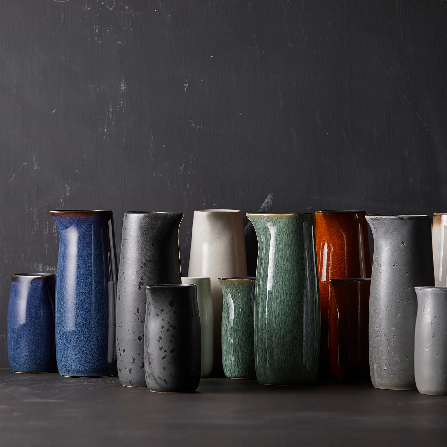 Bitz κανάτα για γάλα 20 cl, πράσινο-μαύρο Bitz