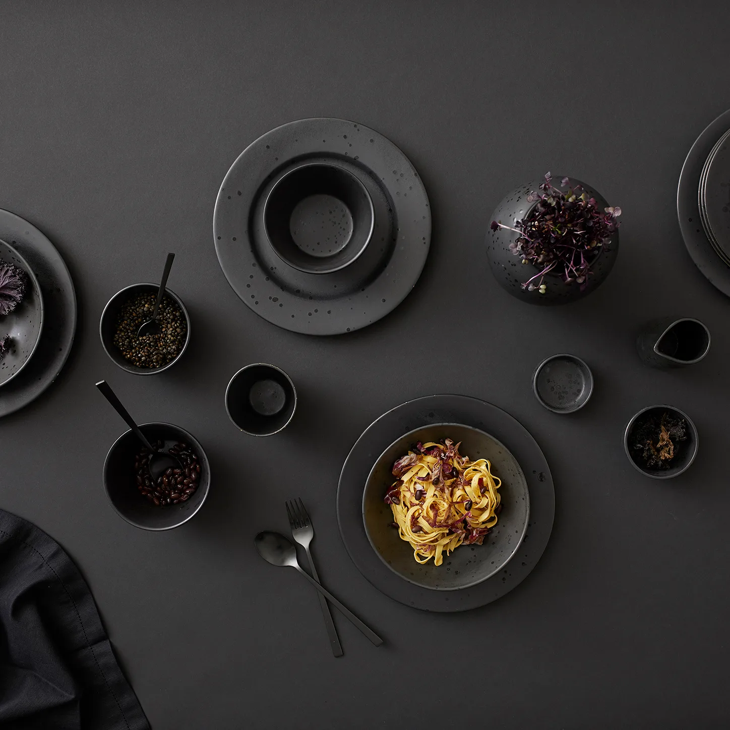 Bitz μπολ ζυμαρικών Ø20 cm ματ, μαύρο Bitz