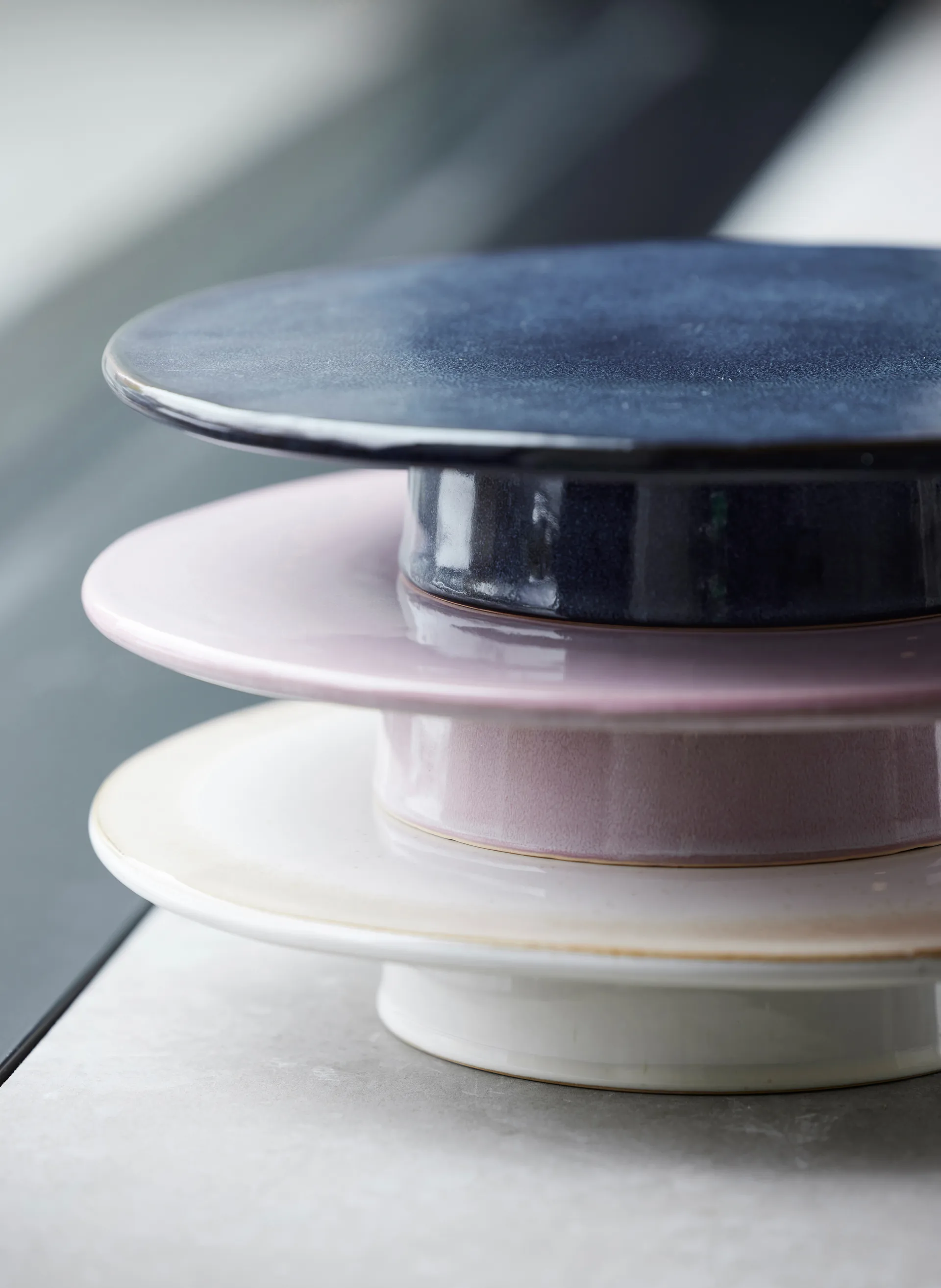 Πιατέλα τούρτας Bitz με βάση, διάμετρος 30 cm., Σκούρο μπλε Bitz