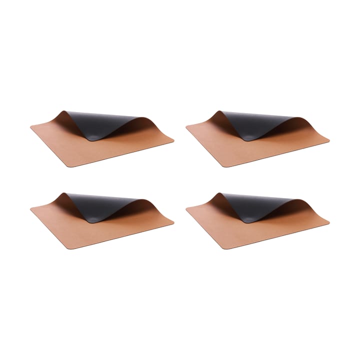 Bitz σουπλά 33x46 εκ. 4 τεμάχια - Μαύρο-καφέ - Bitz