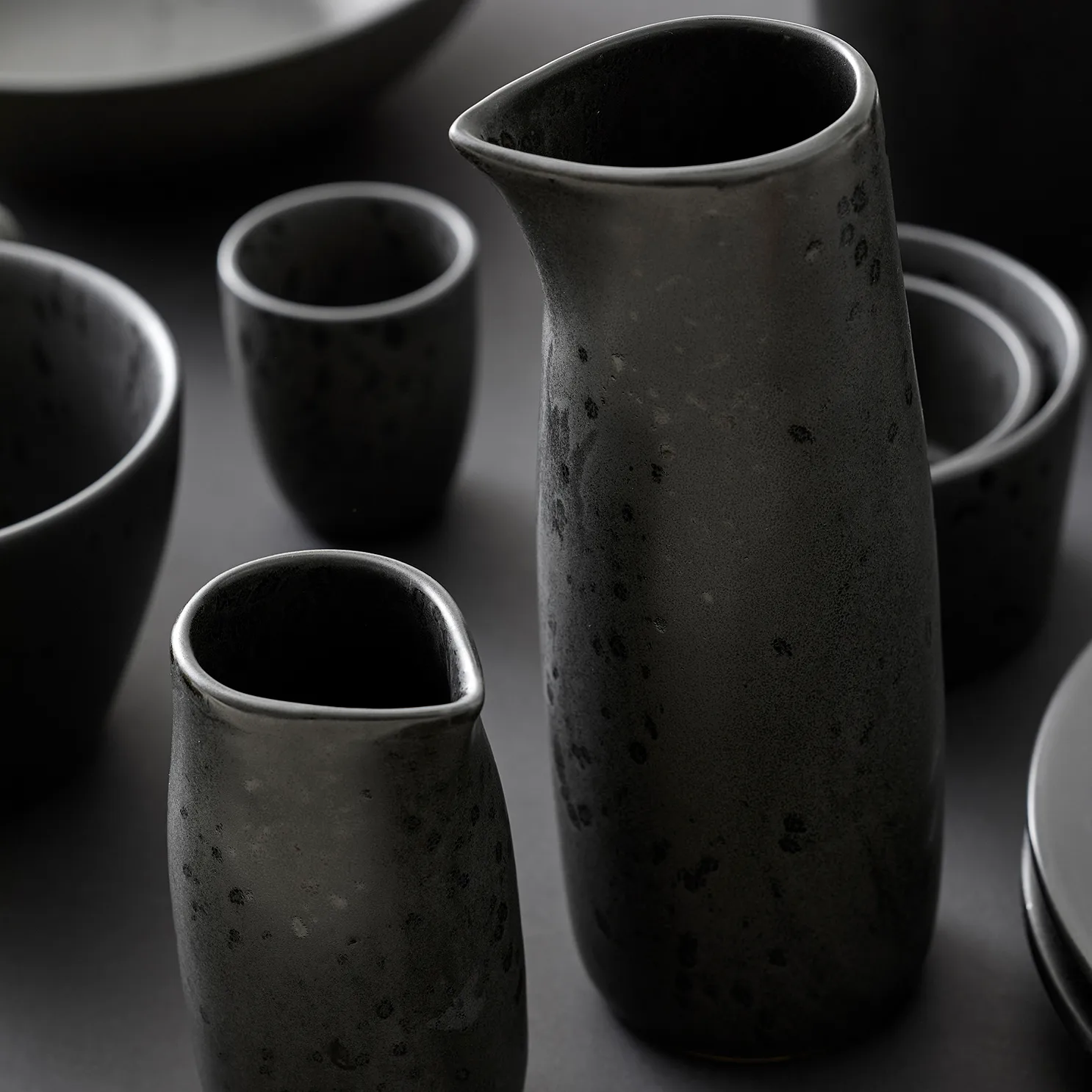 Bitz κανάτα για γάλα 50 cl ματ, μαύρο Bitz