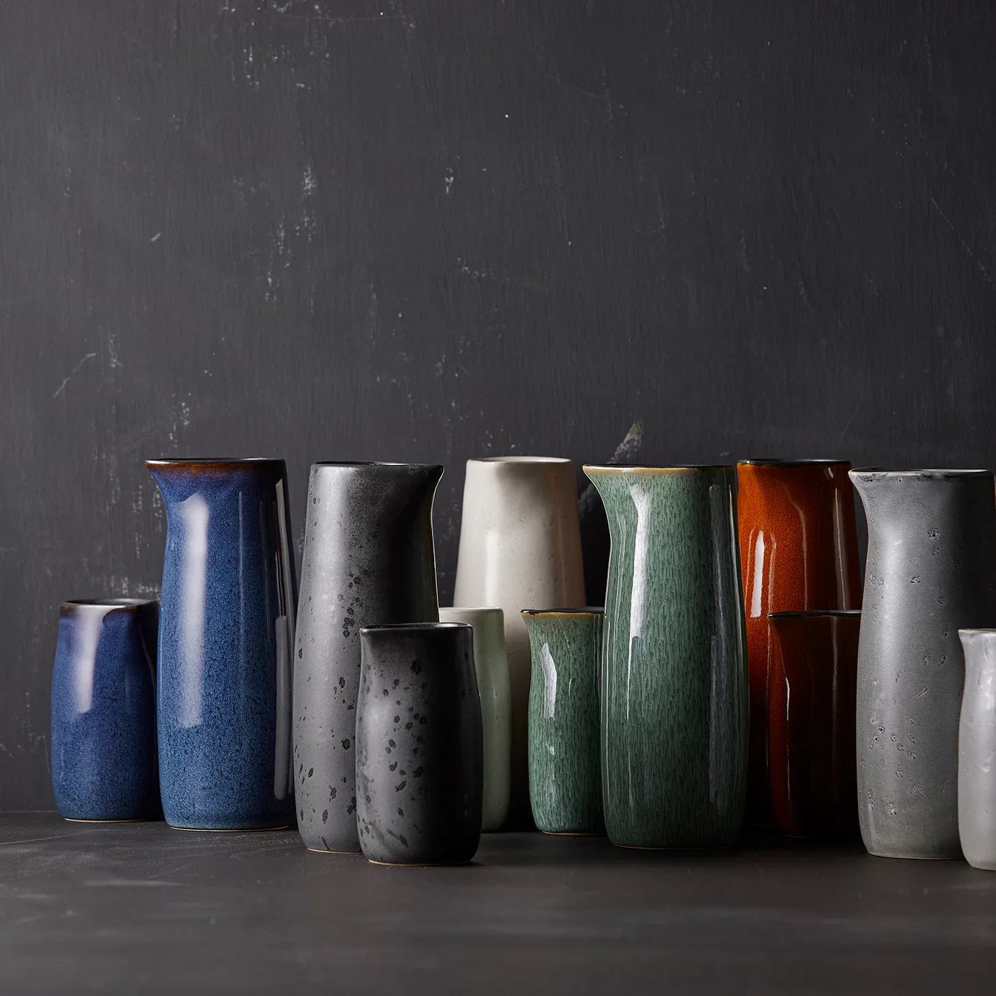 Bitz κανάτα για γάλα 50 cl ματ, ματ κρεμ λευκό Bitz