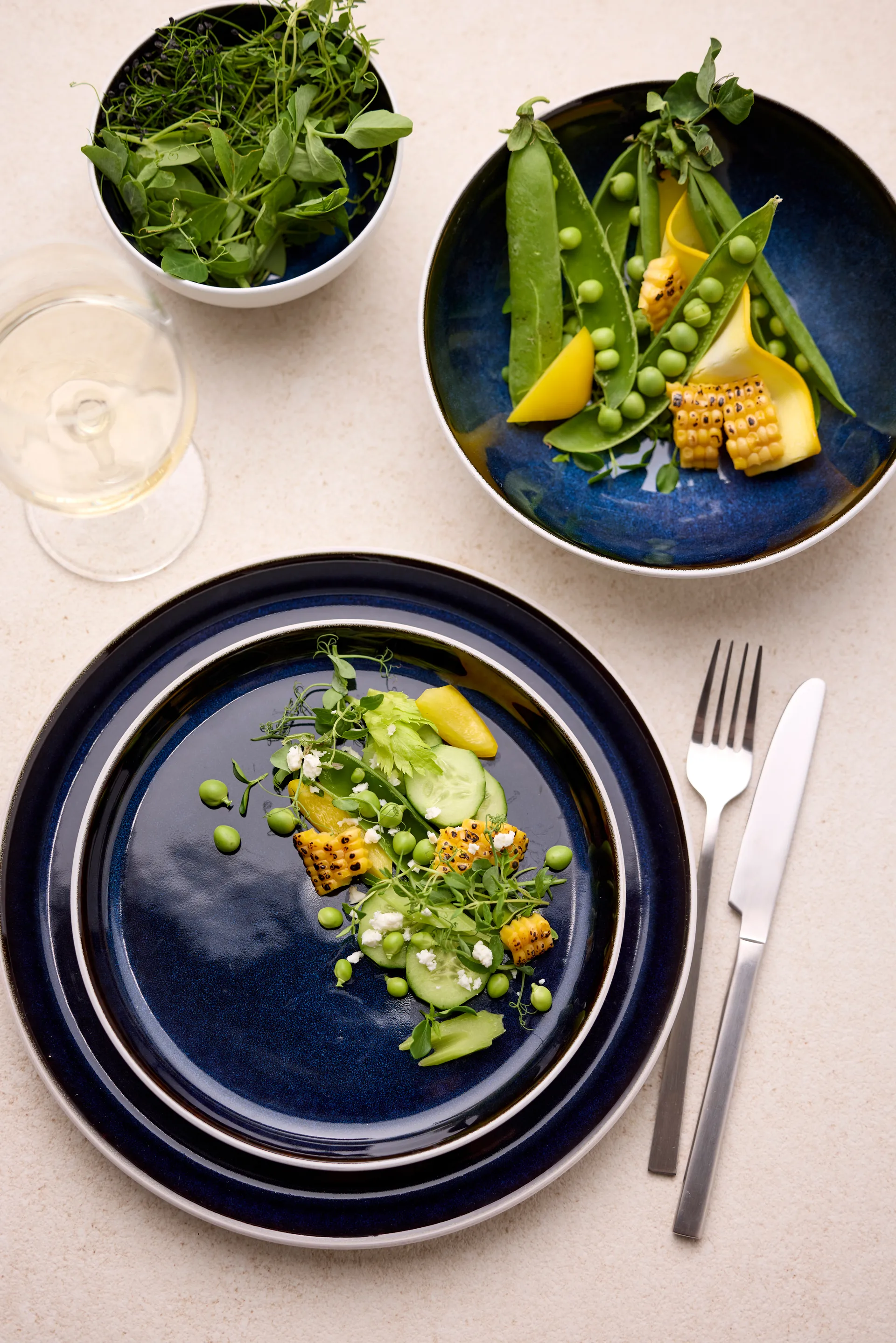 Bitz μπολ gastro Ø12 cm, Λευκό-σκούρο μπλε Bitz