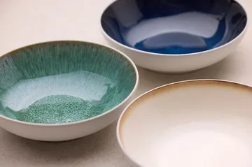 Bitz gastro μπολ ζυμαρικών Ø20 cm - Λευκό-πράσινο - Bitz