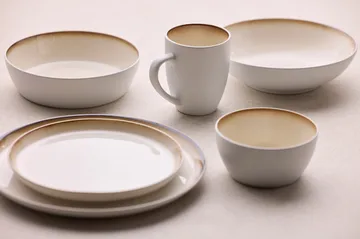 Bitz gastro μπολ ζυμαρικών Ø20 cm - Λευκό-κρεμ λευκό - Bitz