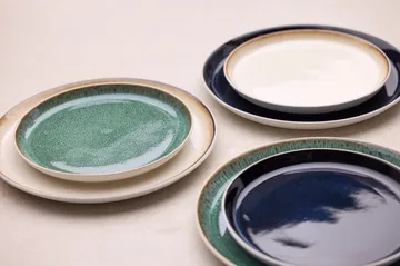 Bitz πιάτο gastro Ø 21 cm - Λευκό-πράσινο - Bitz