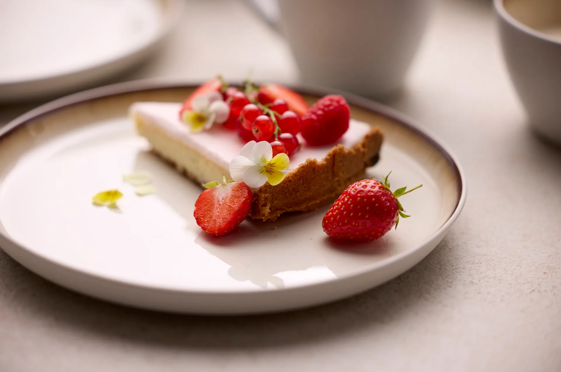 Bitz πιάτο gastro Ø 21 cm, Λευκό-κρεμ λευκό Bitz