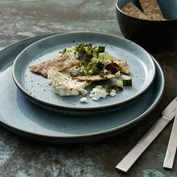 Bitz πιάτο gastro Ø27 εκ. - Γκρι-γαλάζιο - Bitz