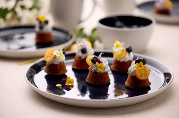 Bitz πιάτο gastro Ø27 εκ. - Λευκό-σκούρο μπλε - Bitz