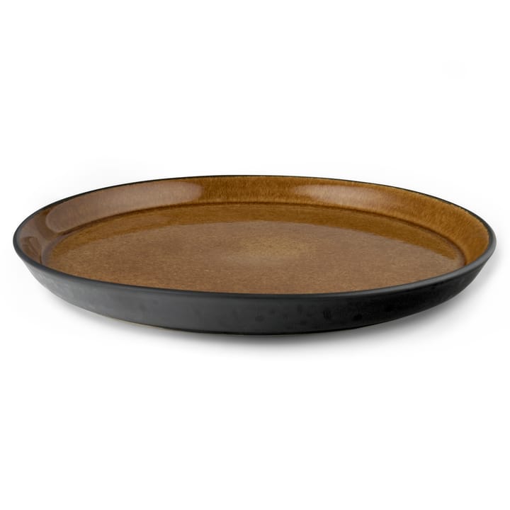 Bitz πιάτο gastro Ø27 cm - Μαύρο-κεχριμπάρι - Bitz