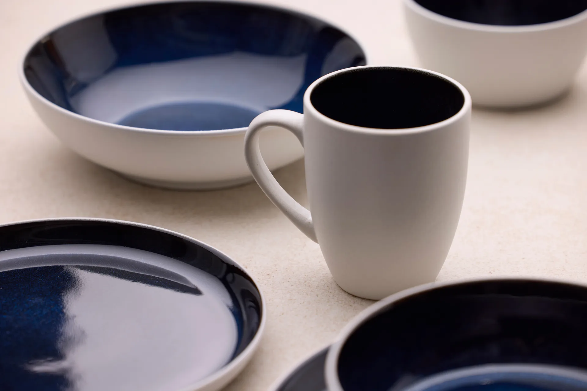 Bitz κούπα gastro 30 cl, Λευκό-σκούρο μπλε Bitz