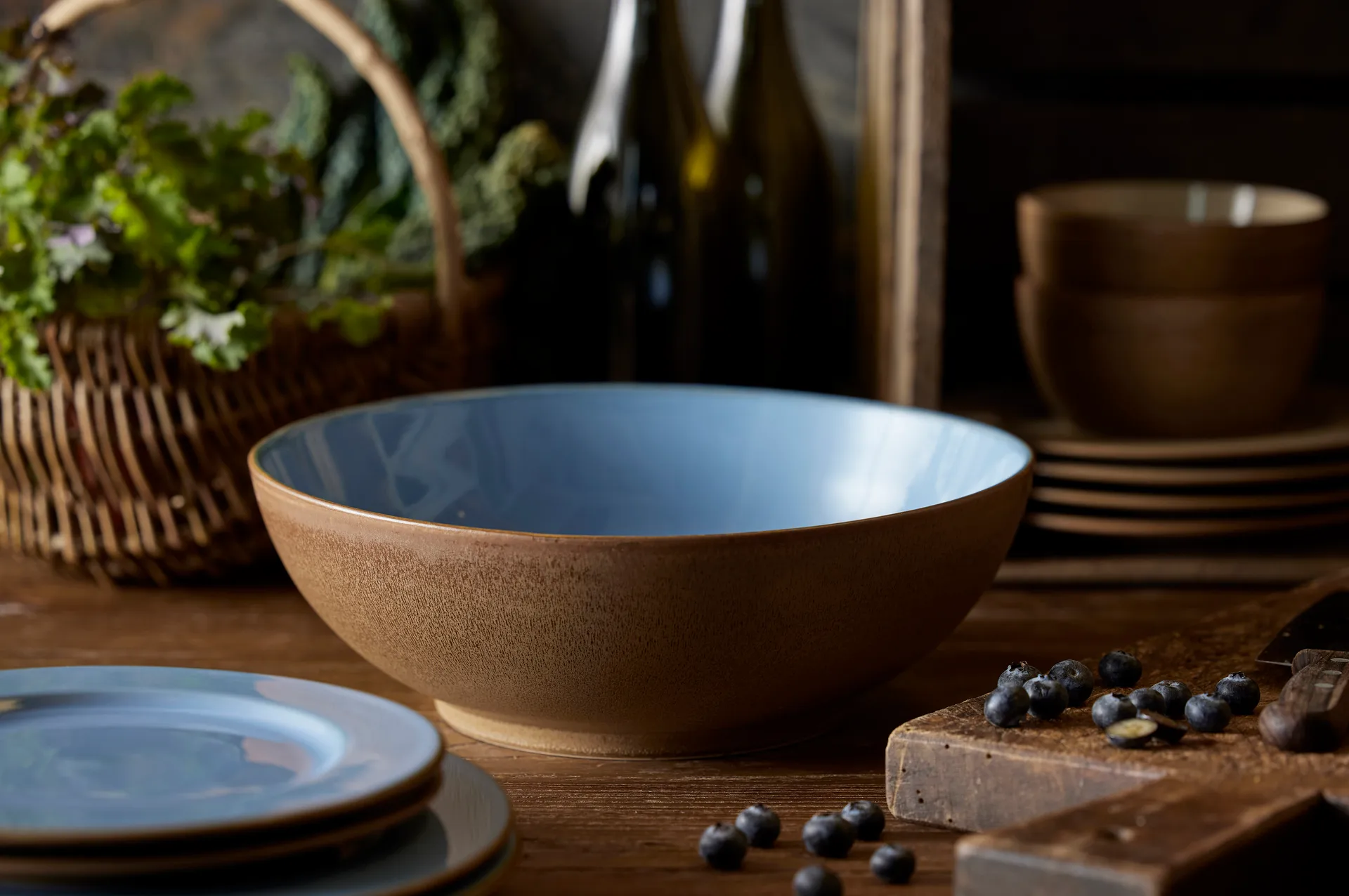 Πιάτο Bitz Wood Ø27 cm, Wood-ocean Bitz