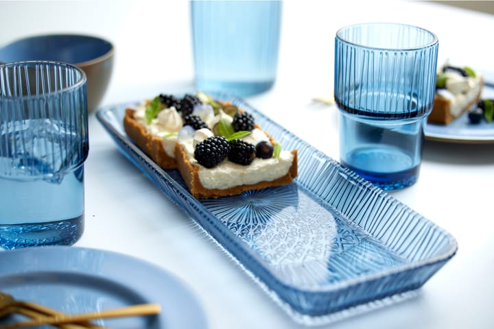Kusintha μεγάλος δίσκος ορθογώνιος 14x38 cm, Blue Bitz