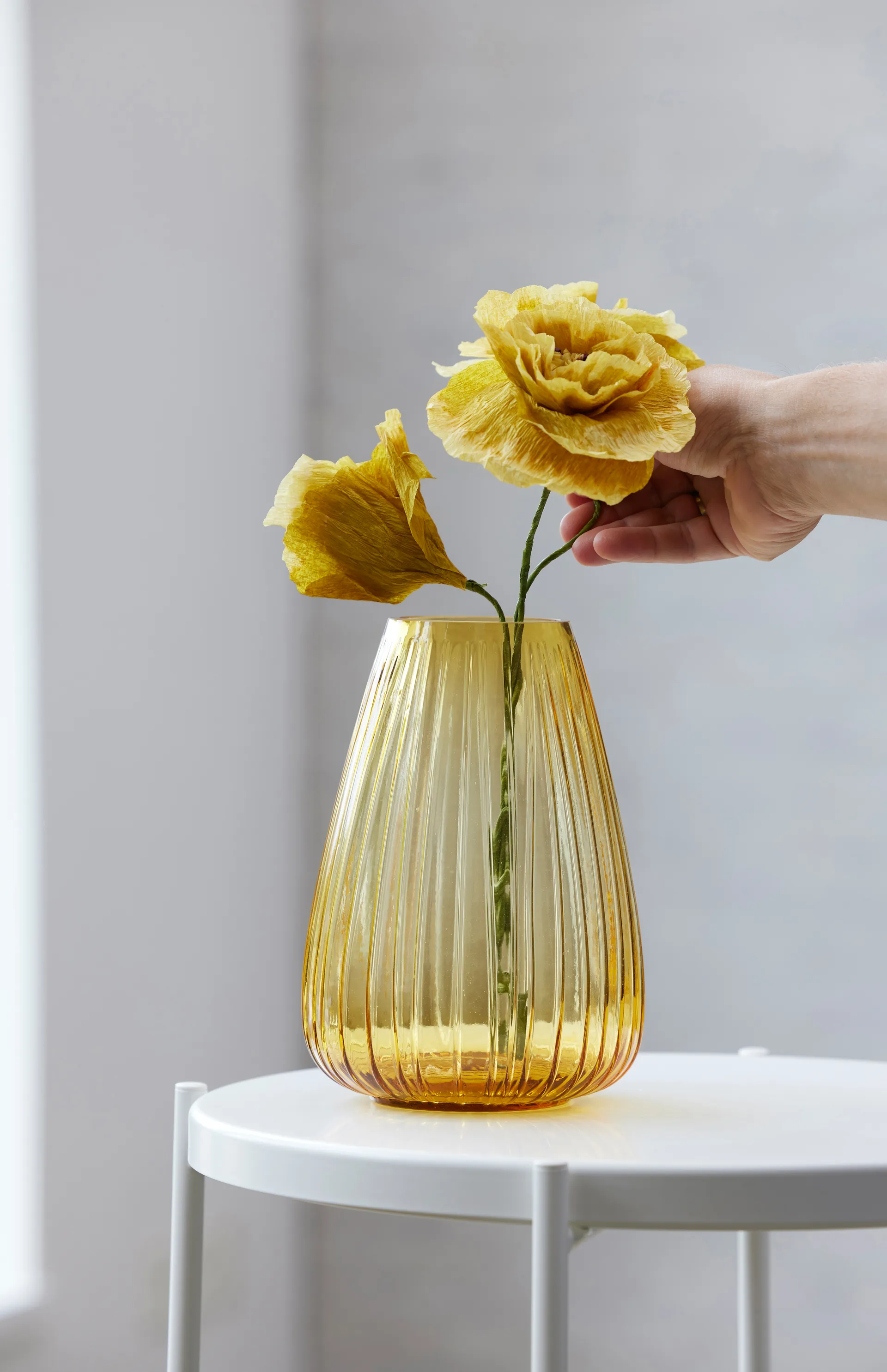 Βάζο, Kusintha, 22 εκ, Κεχριμπάρι Bitz