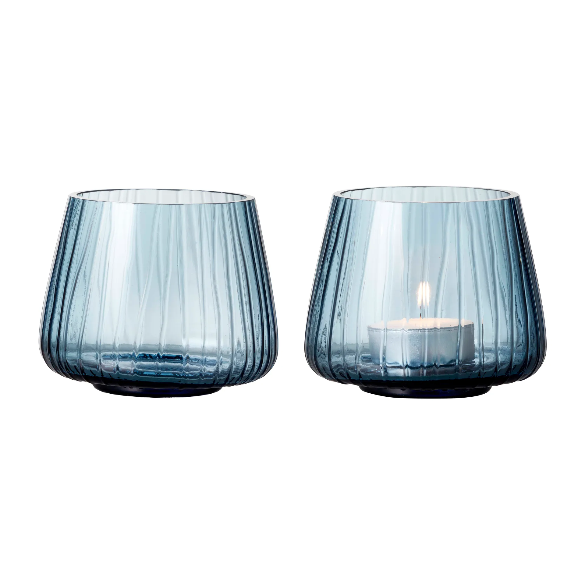 Θήκη για κεριά ρεσώ, Kusintha, 7,5 εκ, συσκευασία 2 τεμαχίων, Μπλε Bitz