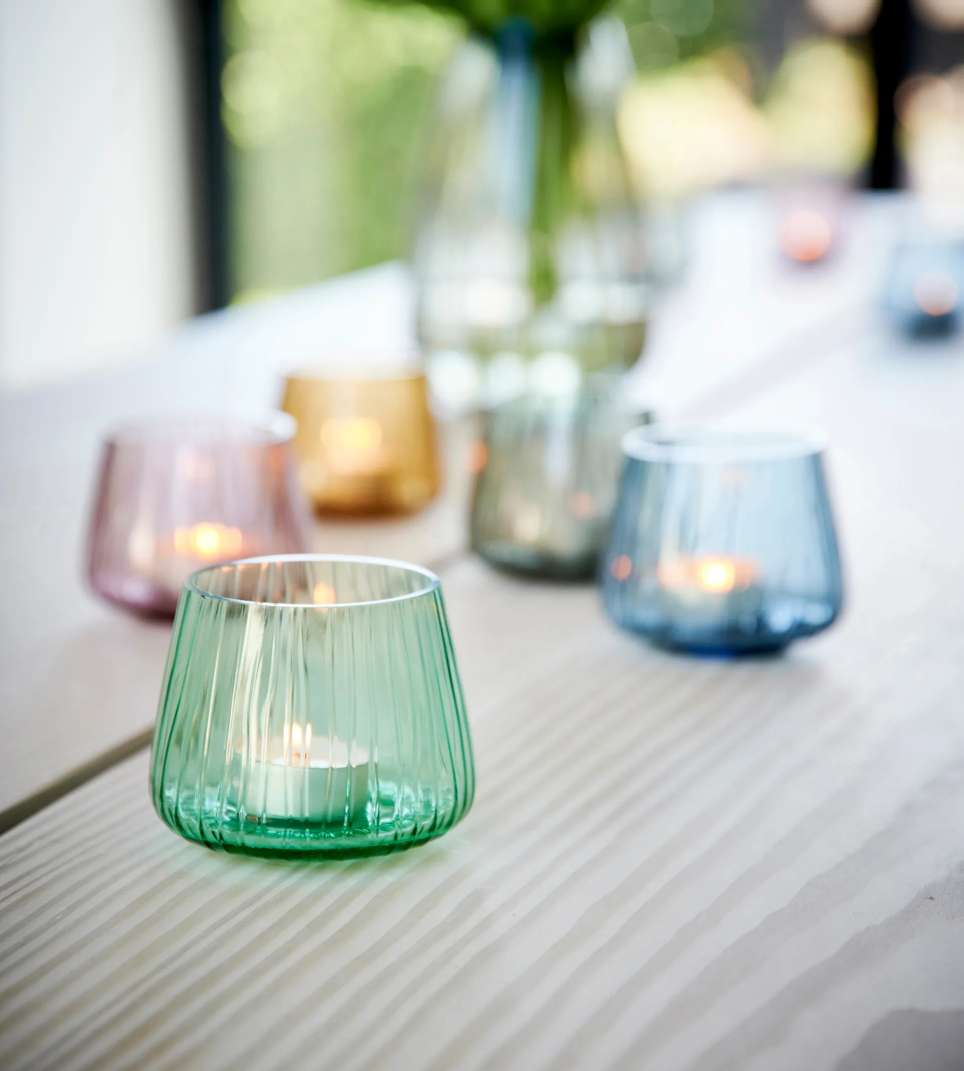 Θήκη για κεριά ρεσώ, Kusintha, 7,5 εκ, συσκευασία 2 τεμαχίων, Κεχριμπάρι Bitz