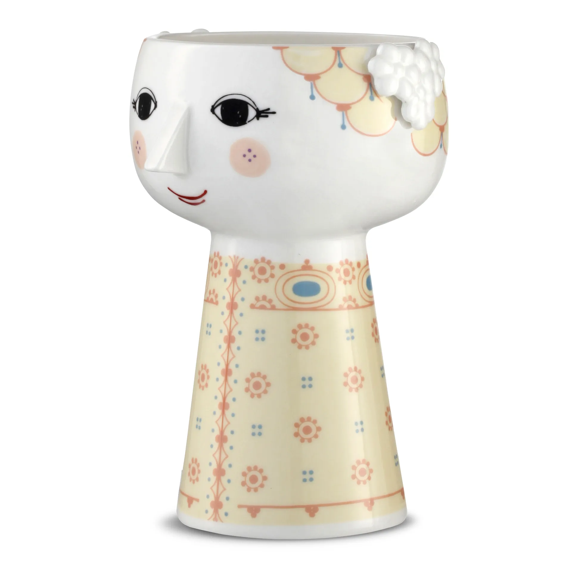 Eva βάζο 15 cm, Απαλό κίτρινο Bjørn Wiinblad
